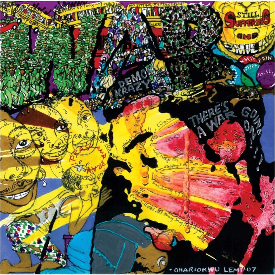 Afrologic - War Still Suffering and Smiling © Lemi Ghariokwu